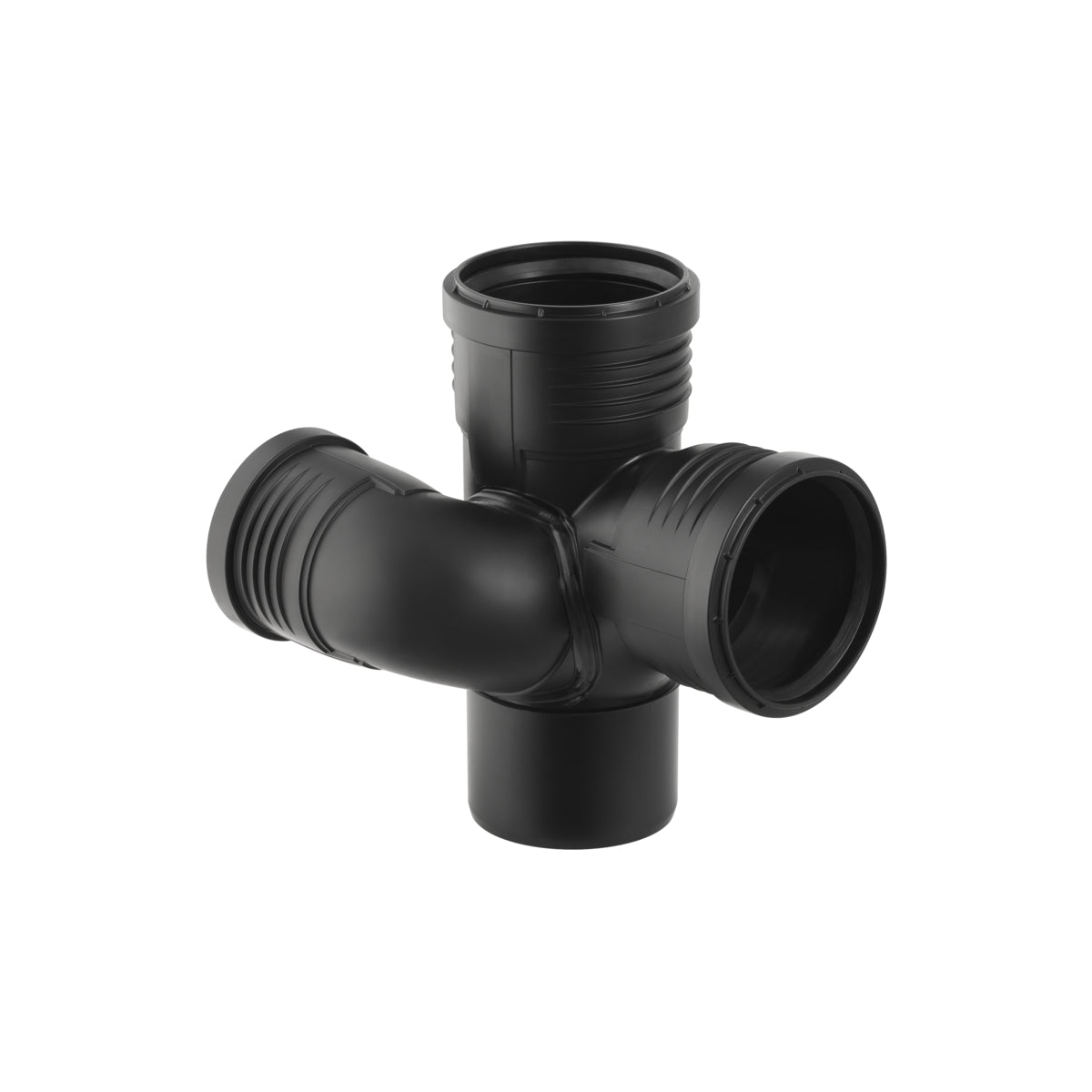Geberit Silent-PP Duct Branch Fitting - Swept-Entry Right
