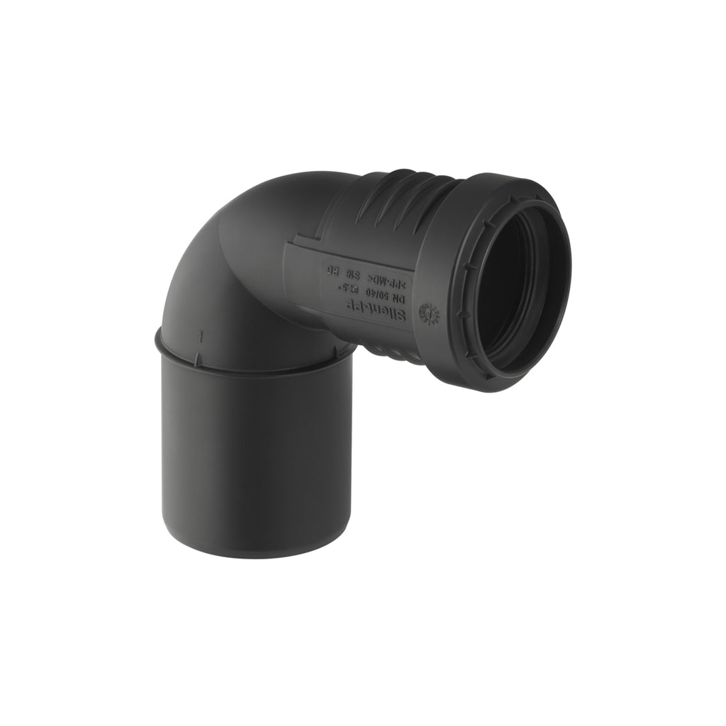 Geberit Silent-PP reducing bend 87.5°: d=40mm, d1=50mm