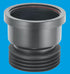 McAlpine 4"  Drain Connector Straight in black 4"/110mm size