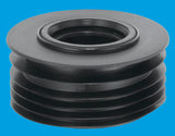 McAlpine Drain Connector 4" x 2" Black in black 4"/110mm x 2" size
