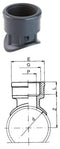 TP PVC-U Saddle Socket with Female Thread