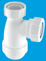 McAlpine 1 1/4" Bottle Trap 50mm Seal in white 1 1/4" size