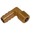 Brass 90 Degree Elbow Male Thread BSPT x Hose Tail 1/2" size