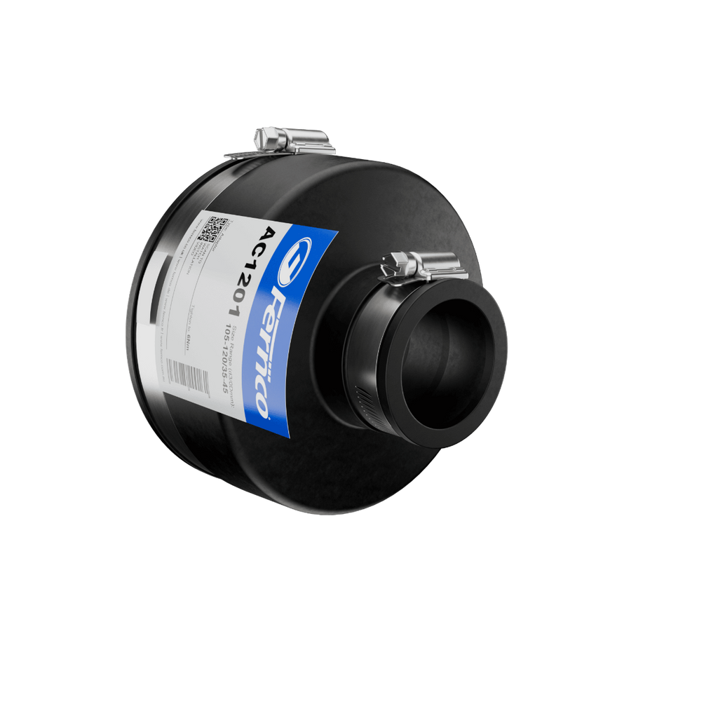 Fernco AC Adaptor Coupling EPDM Rubber