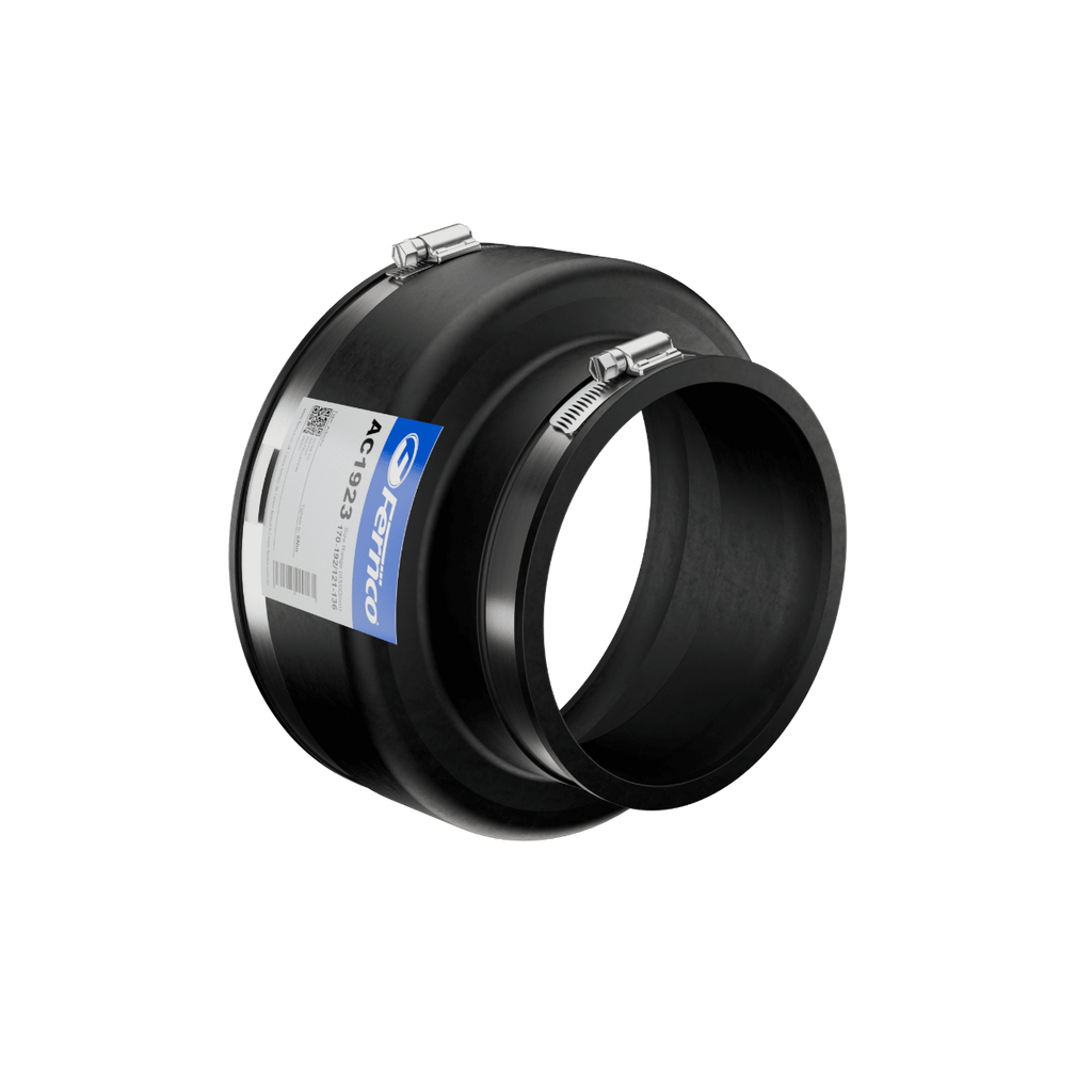 Fernco AC Adaptor Coupling EPDM Rubber