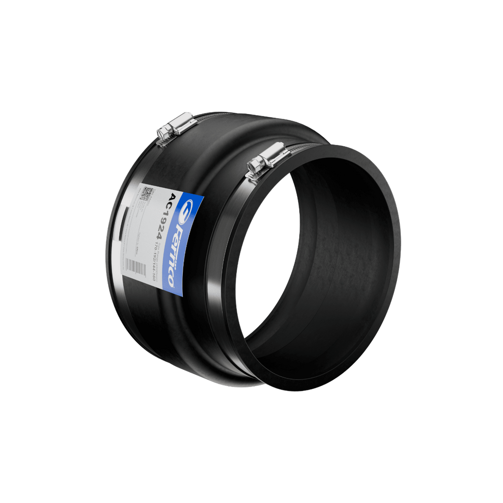 Fernco AC Adaptor Coupling EPDM Rubber