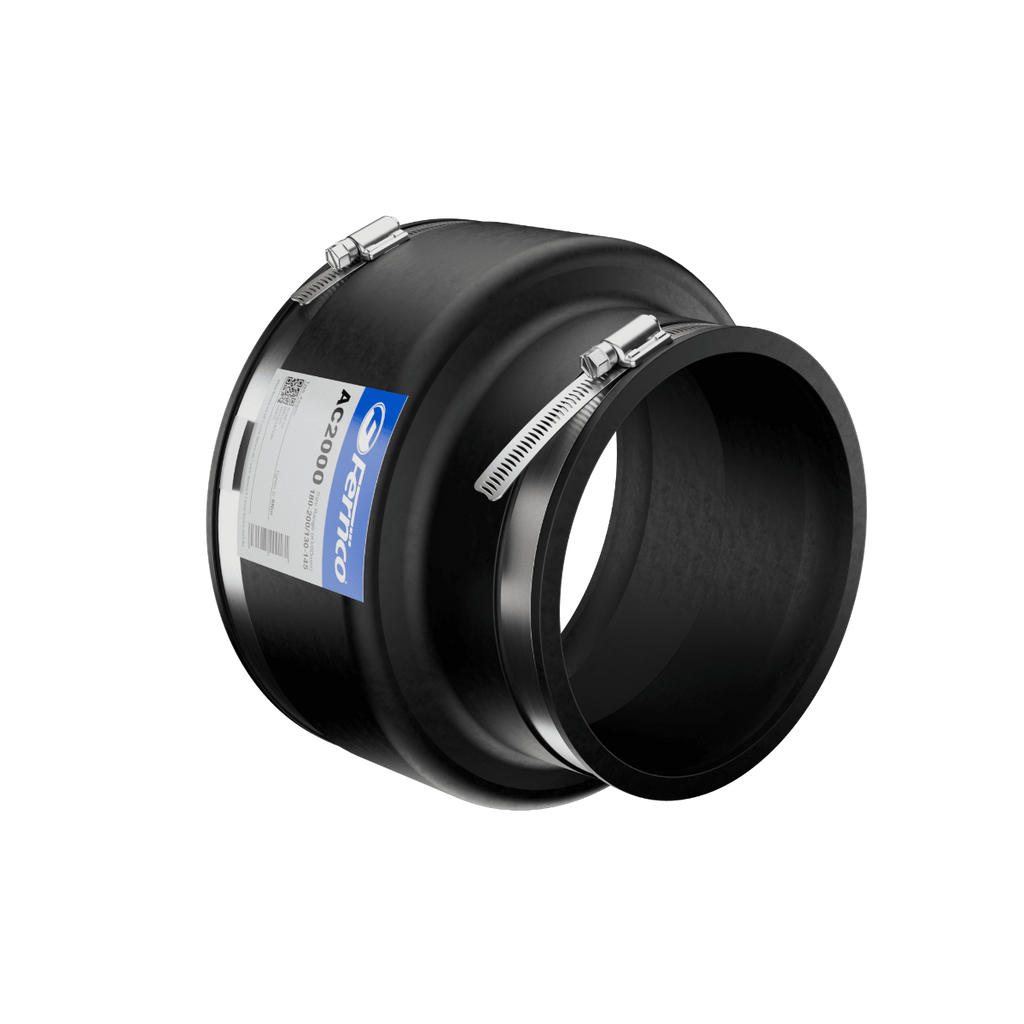 Fernco AC Adaptor Coupling EPDM Rubber