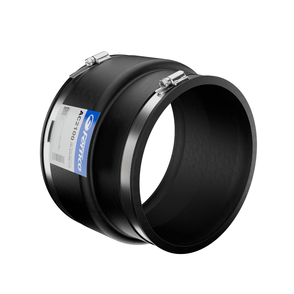 Fernco AC Adaptor Coupling EPDM Rubber