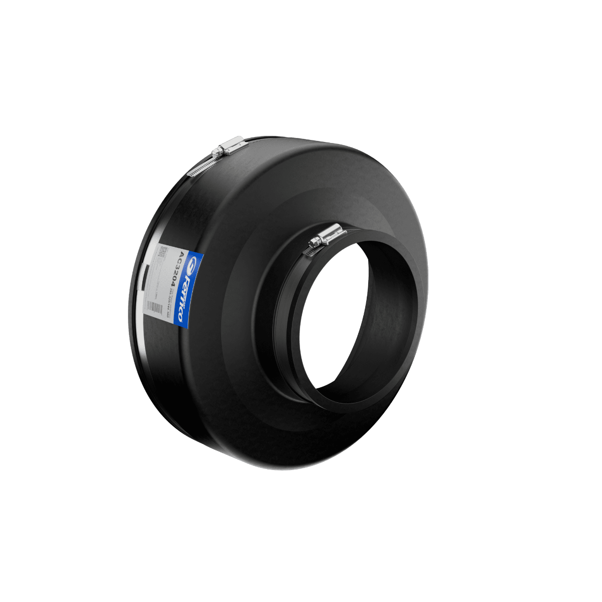 Fernco AC Adaptor Coupling EPDM Rubber in black 295-320mm size