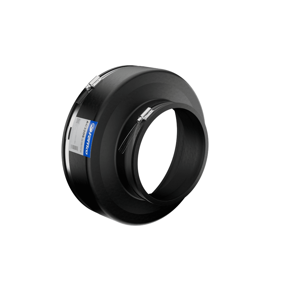 Fernco AC Adaptor Coupling EPDM Rubber in black 295-320mm size