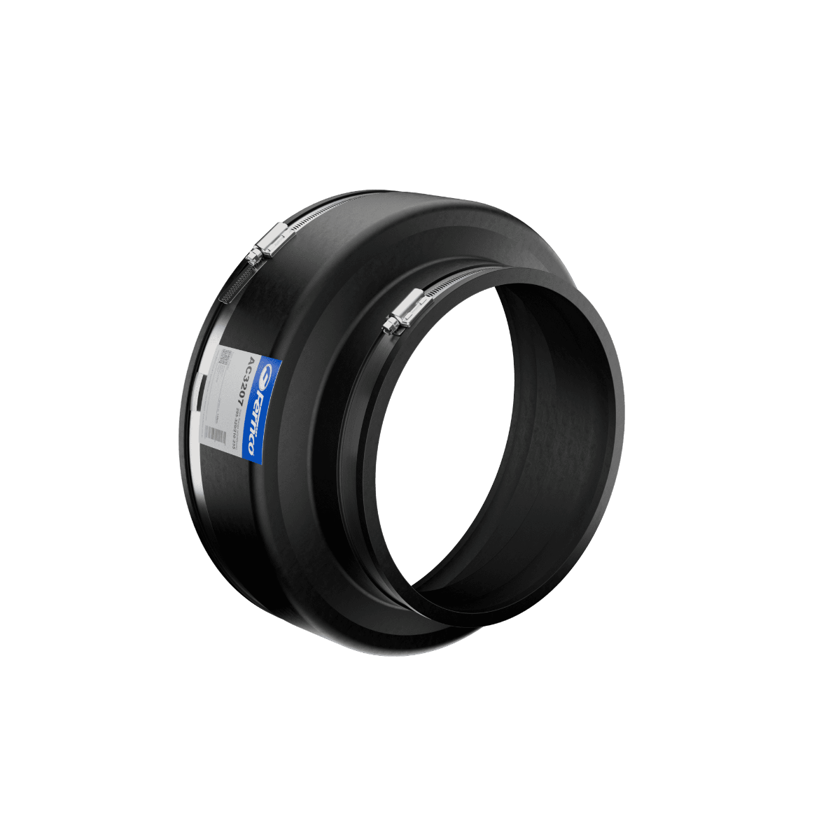 Fernco AC Adaptor Coupling EPDM Rubber in black 295-320mm size