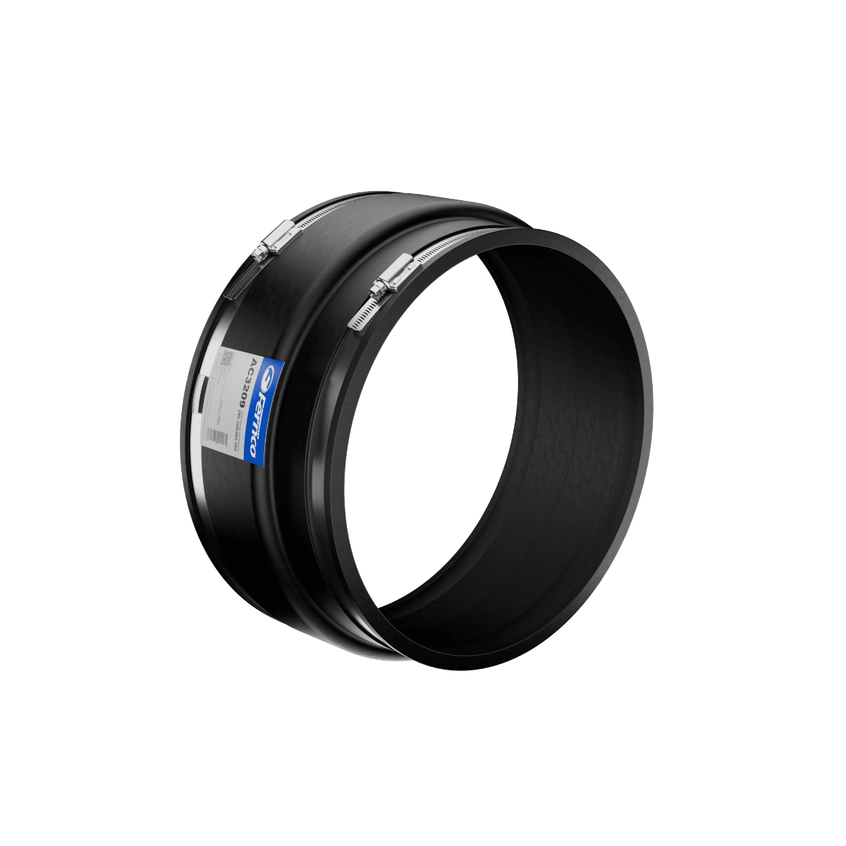 Fernco AC Adaptor Coupling EPDM Rubber in black 295-320mm size