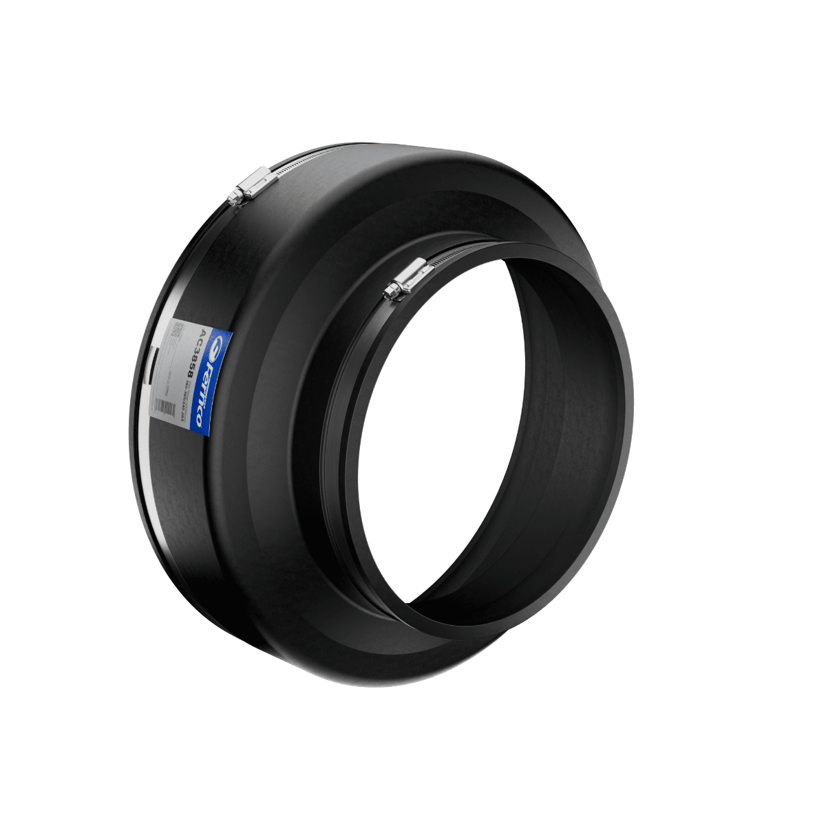Fernco AC Adaptor Coupling EPDM Rubber in black 360-385mm size
