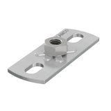 Flamco Female Backplates in silver M12 size