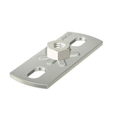 Flamco St.St. Backplate GP M10 x 80 x 30mm in silver M10 size