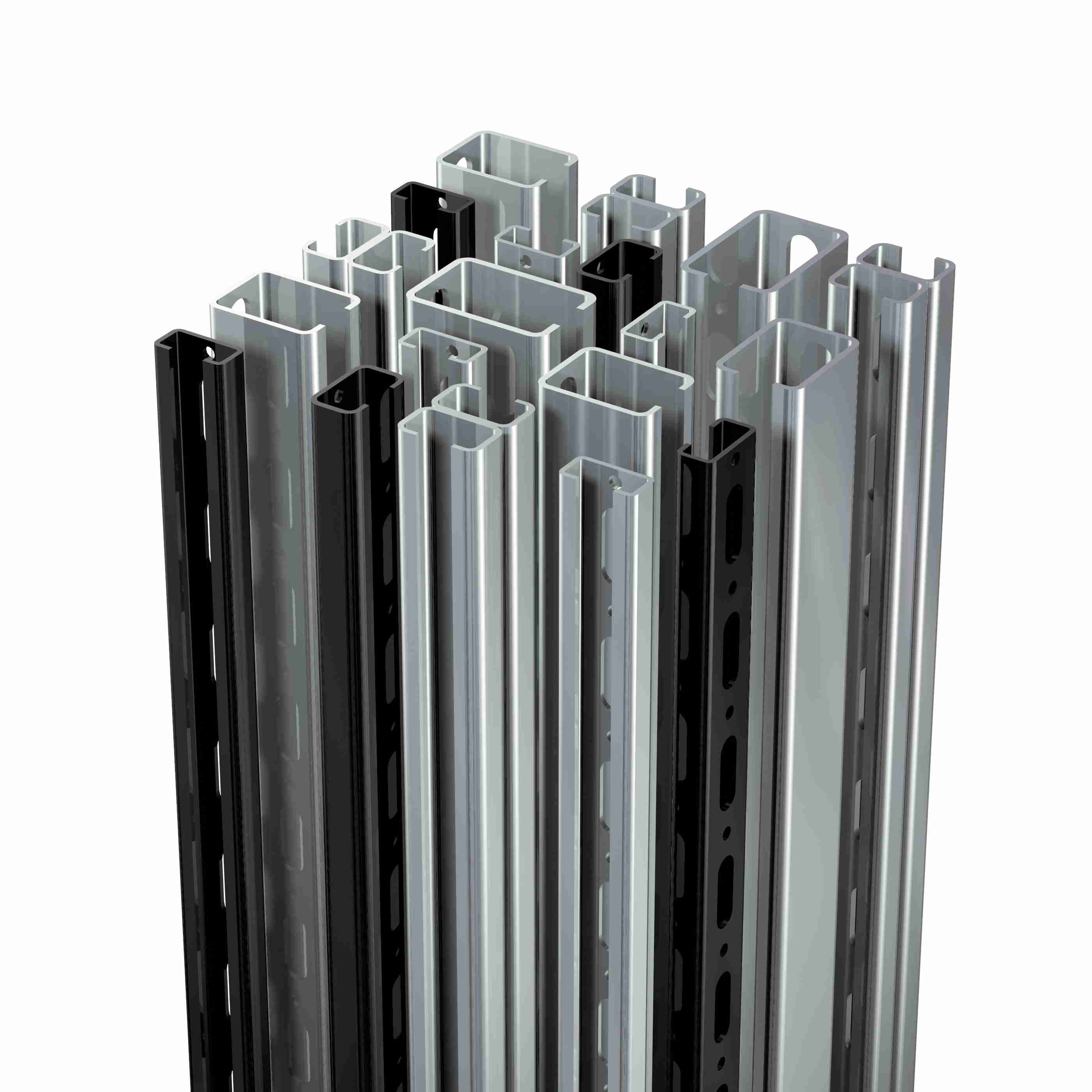 Flamco R1 Rail Sendzimir Zinc Plated 2m