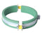 Rubber Lined Pipe Clip in grey 110mm size
