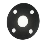 Full-Face Gasket Drilled PN16 in black 6" size