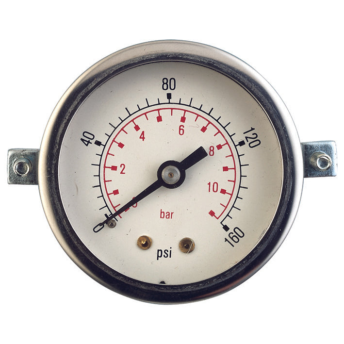 Panel Mnt St.St. Gauge 50mm Face 0-200PSI BSPT 1/8"