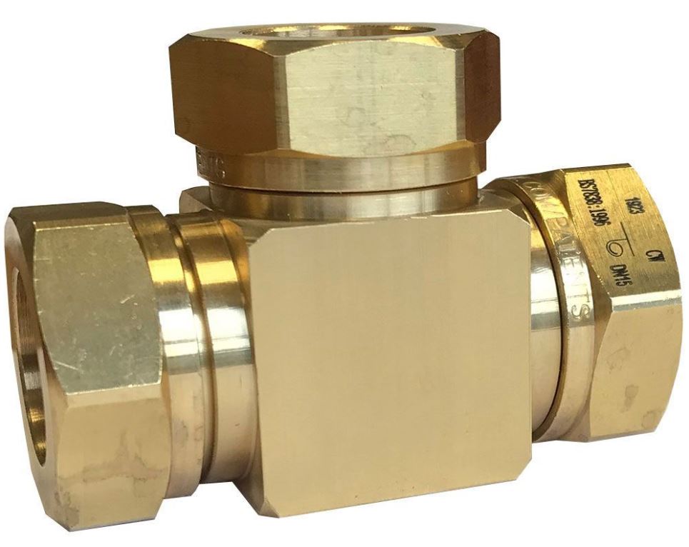 Gastite Brass Tee Fitting