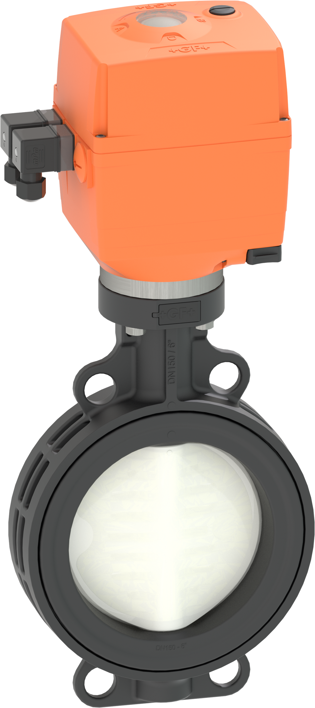 GF 565 Butterfly Valve Electric 100-230V FKM EA45 DN50 with MO