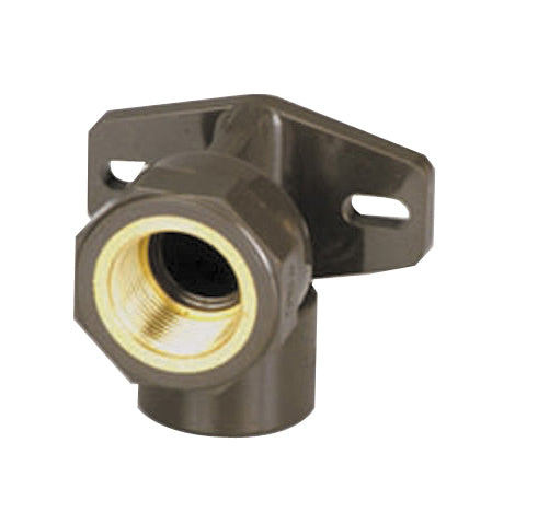 Durapipe HTA Threaded Elbow 90 Degree Brass F.I. & Back Pla