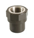 Durapipe HTA Threaded Adaptor Female St.St. Insert in brown 32mm size