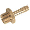 Brass 60 Deg Coned Seat M.I. BSPP x Hose Tail 1/8" size