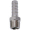 Nickel Plated Brass Male BSPT x Hose Tail 3/4" size