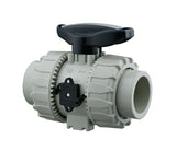 Durapipe ABS VKD Double Union Ball Valve Plain EPDM in grey 110mm size