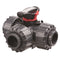 Durapipe PVC TKD T-Port Ball Valve BSP 3 Way Threaded EPDM