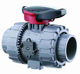 Durapipe ABS SuperFLO VKD Double Union Ball Valve EPDM in grey 1/2" size
