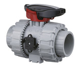 Durapipe Corzan VKD Double Union B'Valve Lockable FPM
