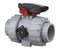 Durapipe Corzan VKD Double Union B'Valve Lockable FPM