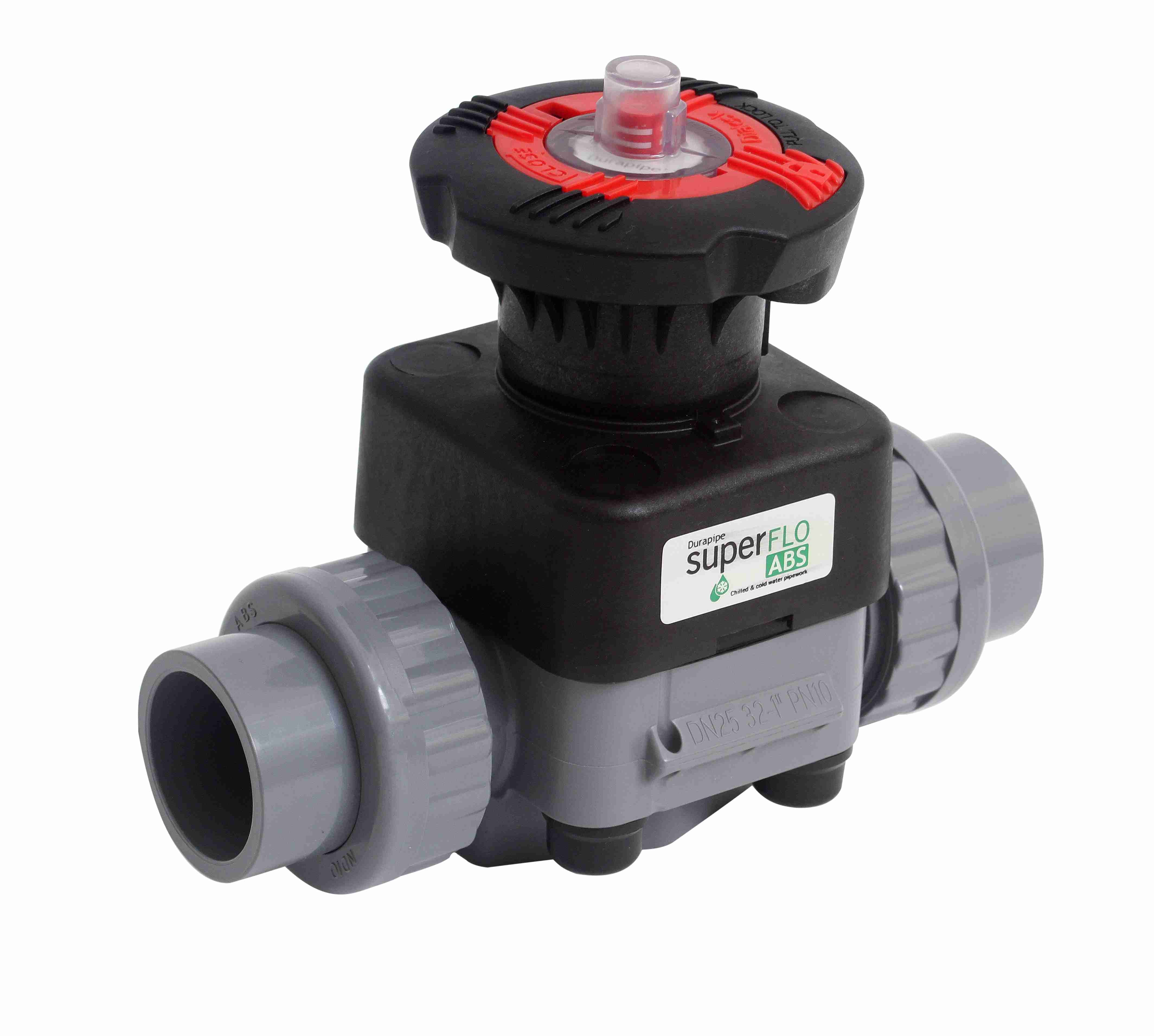Durapipe ABS SuperFLO Dialock Diaphragm Valve EPDM