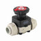 Durapipe PP Dialock Diaphragm Valve Spigot Ends FPM 75mm