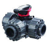 Durapipe PVC-U TKD 3 Way Ball Valve L Port EPDM in grey  1/2" size