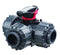 Durapipe PVC-U TKD 3 Way Ball Valve L Port FPM
