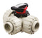 Durapipe PP TKD 3-way Ball Valve T-Port EPDM