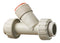 Durapipe PP UR Angle Seat Check Valve FPM in cream 20mm size
