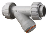 Durapipe Corzan RV Y-Type Strainer in grey 20mm size