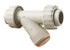 Durapipe PP RV Y-Type Strainer FPM in cream 25mm size