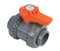Durapipe ABS SuperFLO VXE Double Union Ball Valve EPDM in grey 63mm size