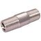 Galvanised Close Pipe Nipple BSPT in black 1 1/4" size