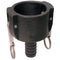 IBC Cam Male Adaptor x Female Thread Part A NPSM in black 2" size