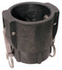 IBC Female Coupler x Female Thread Part D S60X6 2" in black 2" size