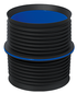 Fernco Icon Pushfit - 100mm Internal Coupling in black 100mm size
