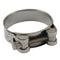 Stainless Steel 316 Jubilee Superclamp in silver 17mm size