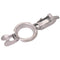 Ungalvanised Lever Closure Ring in silver 76mm size