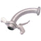 Galvanised 90 Degree Bend in silver 5" size